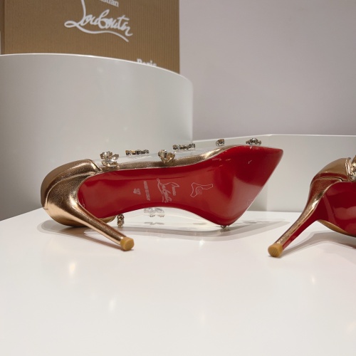 Cheap Christian Louboutin High-heeled shoes For Women #1150044 Replica Wholesale [$125.00 USD] [ITEM#1150044] on Replica Christian Louboutin High-heeled shoes
