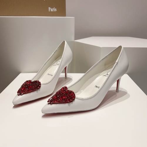 Cheap Christian Louboutin High-heeled shoes For Women #1150045 Replica Wholesale [$132.00 USD] [ITEM#1150045] on Replica Christian Louboutin High-heeled shoes
