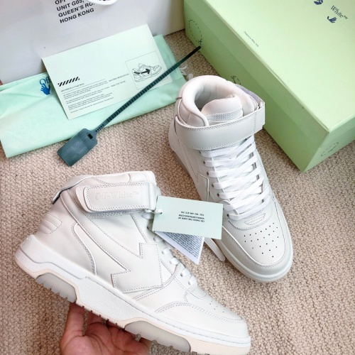 Cheap Off-White High Tops Shoes For Women #1150473 Replica Wholesale [$125.00 USD] [ITEM#1150473] on Replica Off-White High Tops Shoes