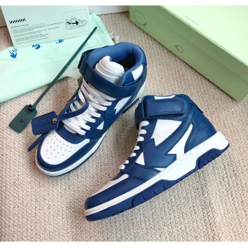Cheap Off-White High Tops Shoes For Men #1150487 Replica Wholesale [$128.00 USD] [ITEM#1150487] on Replica Off-White High Tops Shoes