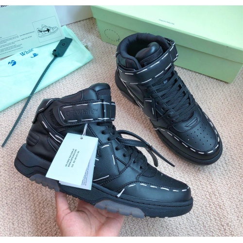 Cheap Off-White High Tops Shoes For Women #1150495 Replica Wholesale [$128.00 USD] [ITEM#1150495] on Replica Off-White High Tops Shoes