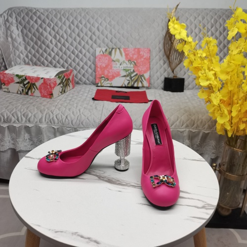 Cheap Dolce &amp; Gabbana D&amp;G High-Heeled Shoes For Women #1150513 Replica Wholesale [$162.00 USD] [ITEM#1150513] on Replica Dolce &amp; Gabbana D&amp;G High-Heeled Shoes