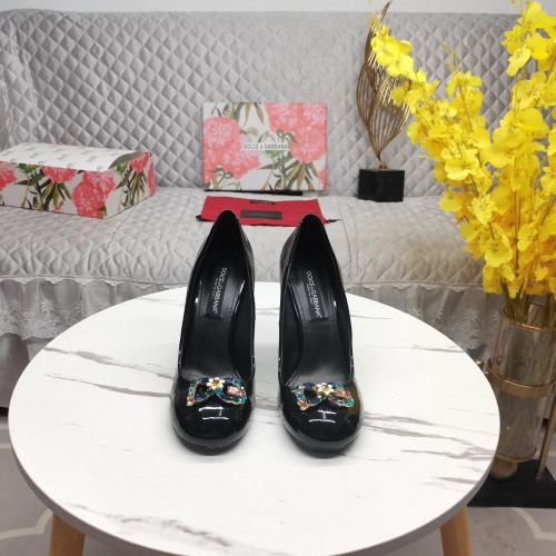 Cheap Dolce &amp; Gabbana D&amp;G High-Heeled Shoes For Women #1150517 Replica Wholesale [$162.00 USD] [ITEM#1150517] on Replica Dolce &amp; Gabbana D&amp;G High-Heeled Shoes