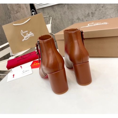 Cheap Christian Louboutin Boots For Women #1150519 Replica Wholesale [$108.00 USD] [ITEM#1150519] on Replica Christian Louboutin Boots