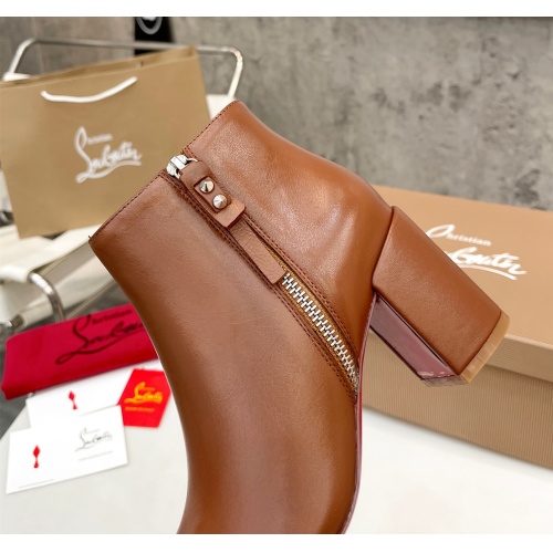 Cheap Christian Louboutin Boots For Women #1150519 Replica Wholesale [$108.00 USD] [ITEM#1150519] on Replica Christian Louboutin Boots