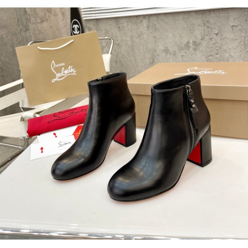 Cheap Christian Louboutin Boots For Women #1150520 Replica Wholesale [$108.00 USD] [ITEM#1150520] on Replica Christian Louboutin Boots