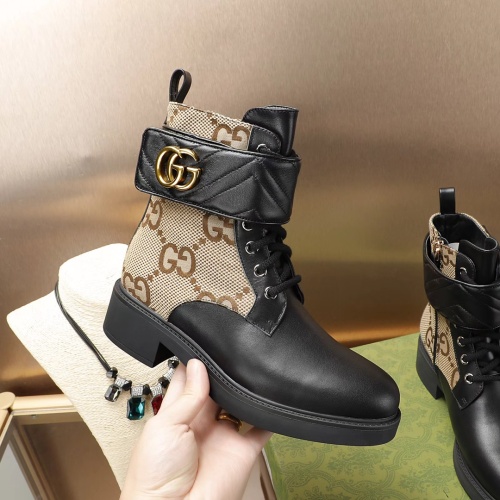 Cheap Gucci Boots For Women #1150544 Replica Wholesale [$102.00 USD] [ITEM#1150544] on Replica Gucci Boots