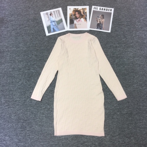 Cheap Fendi Dresses Long Sleeved For Women #1152413 Replica Wholesale [$80.00 USD] [ITEM#1152413] on Replica Fendi Dresses