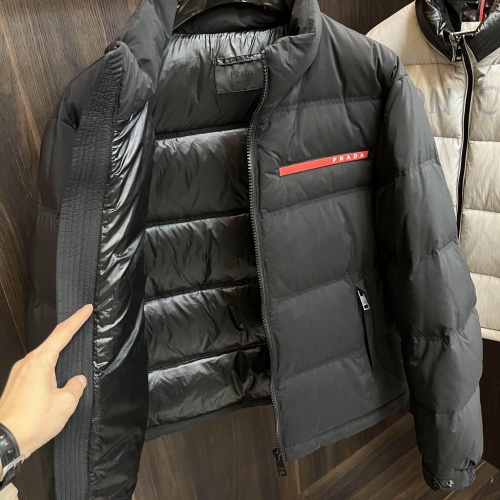 Cheap Prada Down Feather Coat Long Sleeved For Men #1152509 Replica Wholesale [$182.00 USD] [ITEM#1152509] on Replica Prada Down Feather Coat