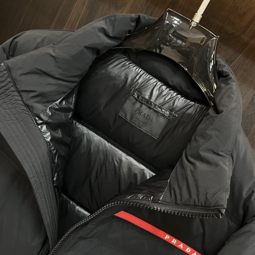 Cheap Prada Down Feather Coat Long Sleeved For Men #1152509 Replica Wholesale [$182.00 USD] [ITEM#1152509] on Replica Prada Down Feather Coat