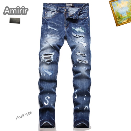 Cheap Amiri Jeans For Men #1152716 Replica Wholesale [$48.00 USD] [ITEM#1152716] on Replica Amiri Jeans