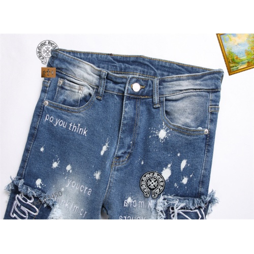 Cheap Chrome Hearts Jeans For Men #1152823 Replica Wholesale [$48.00 USD] [ITEM#1152823] on Replica Chrome Hearts Jeans