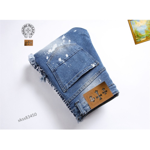 Cheap Chrome Hearts Jeans For Men #1152823 Replica Wholesale [$48.00 USD] [ITEM#1152823] on Replica Chrome Hearts Jeans