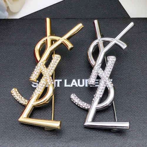 Cheap Yves Saint Laurent Brooches For Women #1153280 Replica Wholesale [$29.00 USD] [ITEM#1153280] on Replica Yves Saint Laurent Brooches