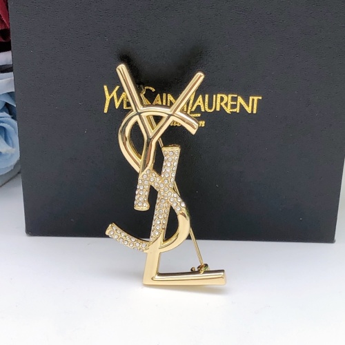 Cheap Yves Saint Laurent Brooches For Women #1153281 Replica Wholesale [$29.00 USD] [ITEM#1153281] on Replica Yves Saint Laurent Brooches