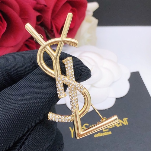 Cheap Yves Saint Laurent Brooches For Women #1153281 Replica Wholesale [$29.00 USD] [ITEM#1153281] on Replica Yves Saint Laurent Brooches