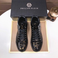 Cheap Philipp Plein PP High Tops Shoes For Men #1148173 Replica Wholesale [$88.00 USD] [ITEM#1148173] on Replica Philipp Plein PP High Tops Shoes
