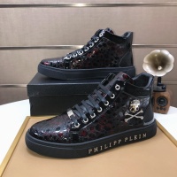Cheap Philipp Plein PP High Tops Shoes For Men #1148177 Replica Wholesale [$88.00 USD] [ITEM#1148177] on Replica Philipp Plein PP High Tops Shoes