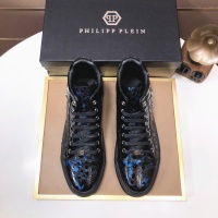 Cheap Philipp Plein PP High Tops Shoes For Men #1148180 Replica Wholesale [$88.00 USD] [ITEM#1148180] on Replica Philipp Plein PP High Tops Shoes