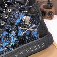 Cheap Philipp Plein PP High Tops Shoes For Men #1148180 Replica Wholesale [$88.00 USD] [ITEM#1148180] on Replica Philipp Plein PP High Tops Shoes
