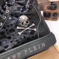 Cheap Philipp Plein PP High Tops Shoes For Men #1148181 Replica Wholesale [$88.00 USD] [ITEM#1148181] on Replica Philipp Plein PP High Tops Shoes