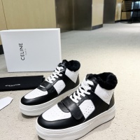 Cheap Celine High Top Shoes For Women #1149739 Replica Wholesale [$112.00 USD] [ITEM#1149739] on Replica Celine High Top Shoes