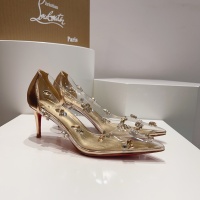Cheap Christian Louboutin High-heeled shoes For Women #1150042 Replica Wholesale [$125.00 USD] [ITEM#1150042] on Replica Christian Louboutin High-heeled shoes