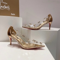 Cheap Christian Louboutin High-heeled shoes For Women #1150042 Replica Wholesale [$125.00 USD] [ITEM#1150042] on Replica Christian Louboutin High-heeled shoes