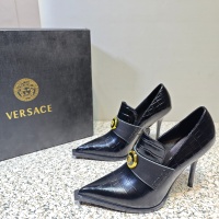 Cheap Versace High-Heeled Shoes For Women #1150190 Replica Wholesale [$130.00 USD] [ITEM#1150190] on Replica Versace High-Heeled Shoes