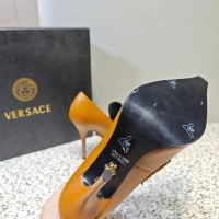 Cheap Versace High-Heeled Shoes For Women #1150197 Replica Wholesale [$130.00 USD] [ITEM#1150197] on Replica Versace High-Heeled Shoes