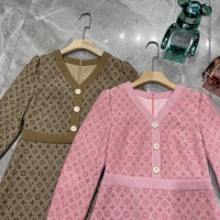 Cheap Louis Vuitton LV Dresses Long Sleeved For Women #1152142 Replica Wholesale [$92.00 USD] [ITEM#1152142] on Replica Louis Vuitton LV Dresses