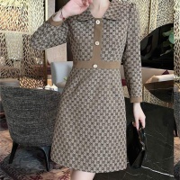 Gucci Dresses Long Sleeved For Women #1152144