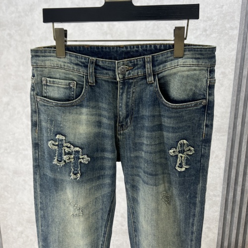 Cheap Chrome Hearts Jeans For Men #1154699 Replica Wholesale [$56.00 USD] [ITEM#1154699] on Replica Chrome Hearts Jeans