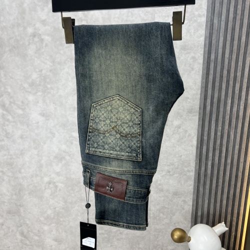 Cheap Chrome Hearts Jeans For Men #1154699 Replica Wholesale [$56.00 USD] [ITEM#1154699] on Replica Chrome Hearts Jeans