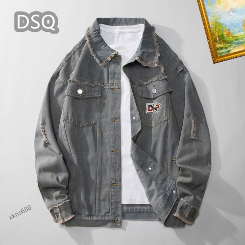 Cheap Dsquared Jackets Long Sleeved For Men #1155079 Replica Wholesale [$60.00 USD] [ITEM#1155079] on Replica Dsquared Jackets