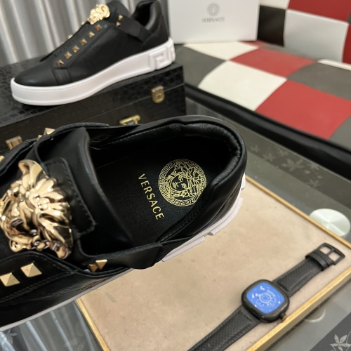 Cheap Versace Casual Shoes For Men #1155374 Replica Wholesale [$72.00 USD] [ITEM#1155374] on Replica Versace Casual Shoes