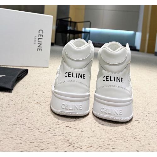 Cheap Celine High Top Shoes For Men #1155443 Replica Wholesale [$80.00 USD] [ITEM#1155443] on Replica Celine High Top Shoes