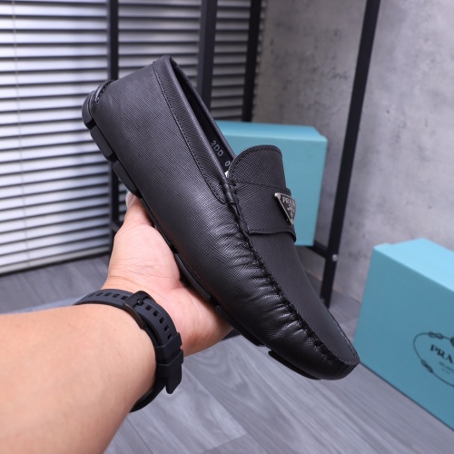 Cheap Prada Leather Shoes For Men #1155455 Replica Wholesale [$88.00 USD] [ITEM#1155455] on Replica Prada Leather Shoes