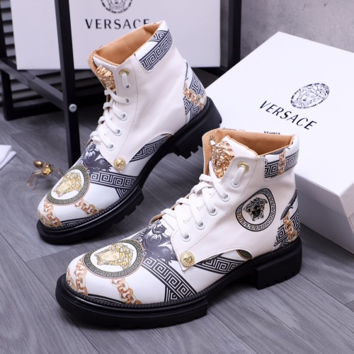 Cheap Versace Boots For Men #1155674 Replica Wholesale [$82.00 USD] [ITEM#1155674] on Replica Versace Boots