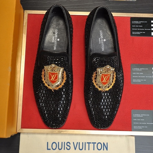 Cheap Louis Vuitton LV Oxfords Shoes For Men #1155766 Replica Wholesale [$100.00 USD] [ITEM#1155766] on Replica Louis Vuitton LV Oxfords Shoes