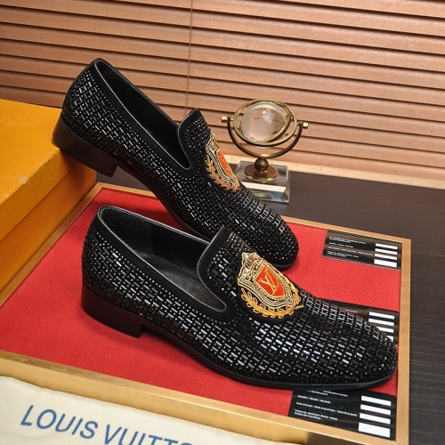 Cheap Louis Vuitton LV Oxfords Shoes For Men #1155766 Replica Wholesale [$100.00 USD] [ITEM#1155766] on Replica Louis Vuitton LV Oxfords Shoes