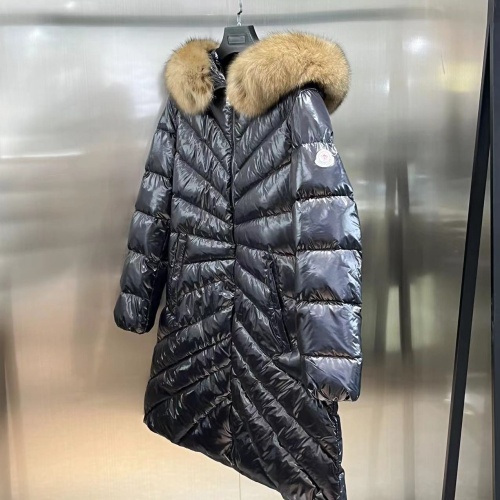 Cheap Moncler Down Feather Coat Long Sleeved For Women #1155920 Replica Wholesale [$257.85 USD] [ITEM#1155920] on Replica Moncler Down Feather Coat