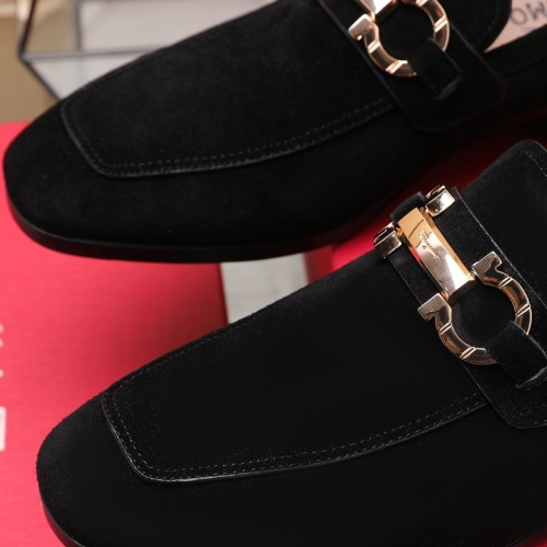 Cheap Salvatore Ferragamo Leather Shoes For Men #1156274 Replica Wholesale [$125.00 USD] [ITEM#1156274] on Replica Salvatore Ferragamo Leather Shoes