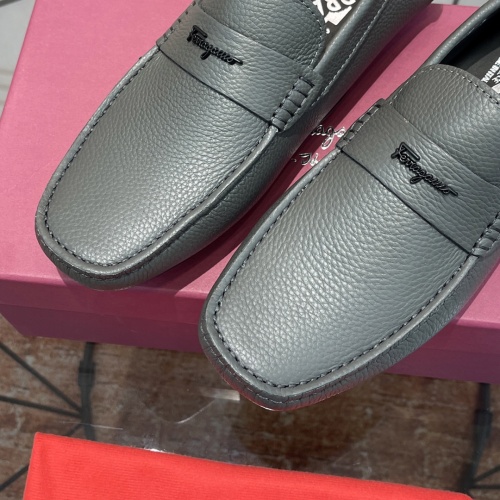 Cheap Salvatore Ferragamo Leather Shoes For Men #1156399 Replica Wholesale [$102.00 USD] [ITEM#1156399] on Replica Salvatore Ferragamo Leather Shoes