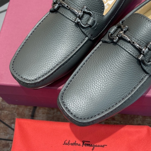 Cheap Salvatore Ferragamo Leather Shoes For Men #1156400 Replica Wholesale [$102.00 USD] [ITEM#1156400] on Replica Salvatore Ferragamo Leather Shoes