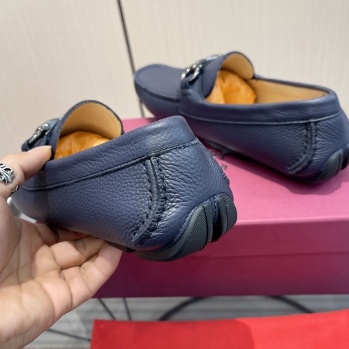Cheap Salvatore Ferragamo Leather Shoes For Men #1156402 Replica Wholesale [$102.00 USD] [ITEM#1156402] on Replica Salvatore Ferragamo Leather Shoes
