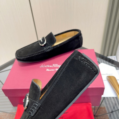 Cheap Salvatore Ferragamo Leather Shoes For Men #1156454 Replica Wholesale [$102.00 USD] [ITEM#1156454] on Replica Salvatore Ferragamo Leather Shoes