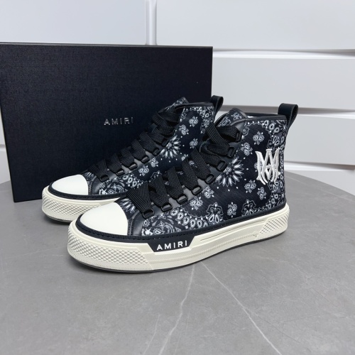Cheap Amiri High Tops Shoes For Men #1156535 Replica Wholesale [$122.00 USD] [ITEM#1156535] on Replica Amiri High Tops Shoes