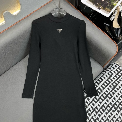 Cheap Prada Dresses Long Sleeved For Women #1156677 Replica Wholesale [$60.00 USD] [ITEM#1156677] on Replica Prada Dresses