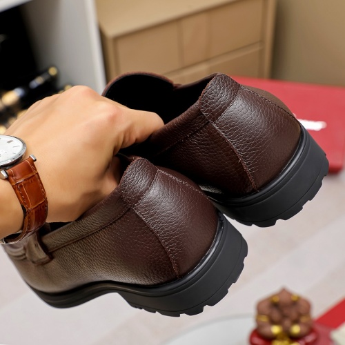 Cheap Salvatore Ferragamo Leather Shoes For Men #1156733 Replica Wholesale [$85.00 USD] [ITEM#1156733] on Replica Salvatore Ferragamo Leather Shoes